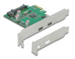 DELOCK κάρτα επέκτασης PCIe x1 σε 2x USB-C 90493, 5Gbps - 4043619904938