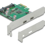 DELOCK κάρτα επέκτασης PCIe x1 σε 2x USB-C 90493, 5Gbps - 4043619904938