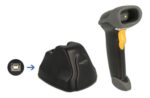 DELOCK barcode scanner 90550, 1D & 2D, ασύρματο, με βάση φόρτισης, μαύρο - 4043619905508 - Image 2