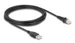 DELOCK καλώδιο USB σε RJ50 90612 για barcode scanner, 3m, μαύρο - 4043619906123 - Image 2
