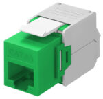 GOOBAY Keystone module RJ45 CAT 6A 90687, UTP, πράσινο - 4040849906879