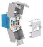 GOOBAY Keystone module RJ45 CAT 6A 90688, UTP, μπλε - 4040849906886 - Image 2