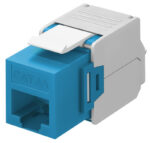 GOOBAY Keystone module RJ45 CAT 6A 90688, UTP, μπλε - 4040849906886