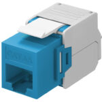 GOOBAY Keystone module RJ45 CAT 6A 90688, UTP, μπλε - 4040849906886