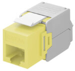 GOOBAY Keystone module RJ45 CAT 6A 90691, UTP, κίτρινο - 4040849906916