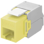 GOOBAY Keystone module RJ45 CAT 6A 90691, UTP, κίτρινο - 4040849906916