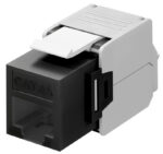 GOOBAY Keystone module RJ45 CAT 6A 90692, UTP, μαύρο - 4040849906923