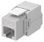 GOOBAY Keystone module RJ45 CAT 6A 90693, UTP, γκρι - 4040849906930