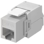 GOOBAY Keystone module RJ45 CAT 6A 90693, UTP, γκρι - 4040849906930