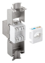 GOOBAY Keystone module RJ45 CAT 6A 90864, STP, 500 MHz, slim-line, ασημί - 4040849908644 - Image 2
