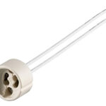 GOOBAY ντουί λάμπας GU10 με καλώδια 9134, 230V/100W, κεραμικό, λευκό - 5210131039670