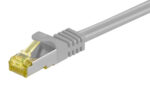 GOOBAY καλώδιο δικτύου 91567, CAT 7 S/FTP, copper, 500MHz, 0.25m, γκρι - 4040849915673
