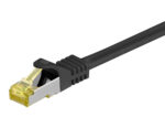 GOOBAY καλώδιο δικτύου 91590, CAT 7 S/FTP, 500MHz, CU, 1m, μαύρο - 4040849915901