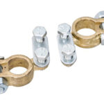 MOJE AUTO πόλοι μπαταρίας αυτοκινήτου 93-003, brass, 2τμχ - 5905694010319