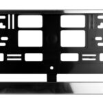 MOJE AUTO πλαίσιο πινακίδας αυτοκινήτου 93-036, 17.5x1.4x52.6cm, μαύρο - 5905694016168