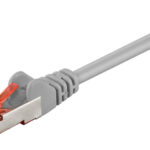 GOOBAY καλώδιο δικτύου 93371, CAT 6 S/FTP (PiMF), CCA, 0.25m, γκρι - 4040849933714