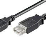 GOOBAY καλώδιο προέκτασης USB 93599, αρσενικό σε θηλυκό, 1.8m, μαύρο - 4040849935992