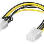 GOOBAY καλώδιο PCI Express 6pin σε PCI Express 8pin 93635, 0.20m - 4040849936357