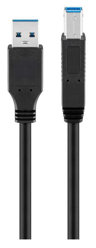 93655 GOOBAY καλώδιο USB 3.0 93655, 5 Gbit/s, 1.8m, μαύρο - 4040849936555 - Image 1
