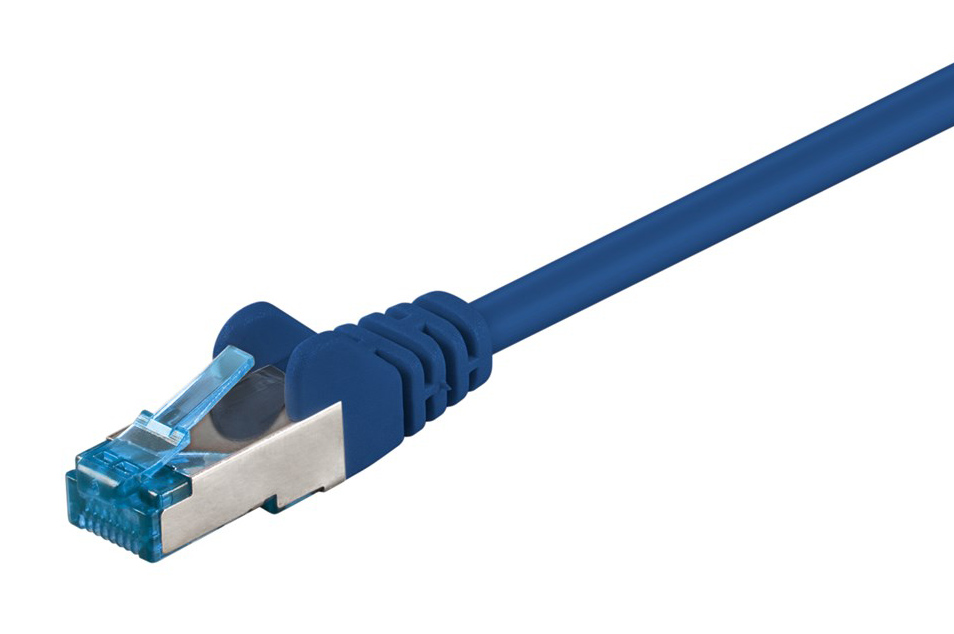 93779 GOOBAY καλώδιο δικτύου 93779, CAT 6A S/FTP (PiMF), Copper, 3m, μπλε - 4040849937798 - Image 1