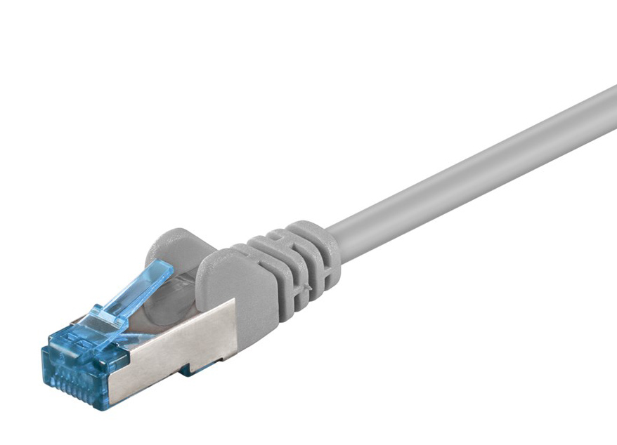 93782 GOOBAY καλώδιο δικτύου 93782, CAT 6A S/FTP (PiMF), 500 MHz, Copper, 3m, γκρι - 4040849937828 - Image 1