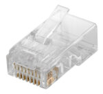 GOOBAY βύσμα RJ45 93828, CAT 6 UTP, διάφανο, 10τμχ - 4051366938281