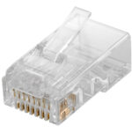 GOOBAY βύσμα RJ45 93828, CAT 6 UTP, διάφανο, 10τμχ - 4051366938281