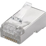 GOOBAY βύσμα RJ45 93829, CAT 6 STP, μεταλλικό, 10τμχ - 4051366938298