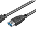 GOOBAY καλώδιο USB 3.0 σε USB (F) 93998, copper, 1.8m, μαύρο - 4040849939983