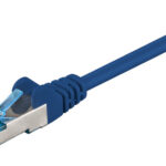 GOOBAY καλώδιο δικτύου 94130, CAT 6A S/FTP (PiMF), Copper, 0.25m, μπλε - 4040849941306