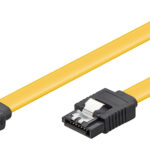 GOOBAY καλώδιο SATA 95018, γωνιακό, 6Gbps, 0.3m, κίτρινο - 4040849950186