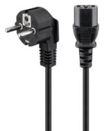 GOOBAY καλώδιο τροφοδοσίας 95142, 3G 1.00mm², 3m, μαύρο - 4040849951428