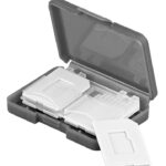 GOOBAY θήκη για κάρτες SD & micro SD 95349, 4 θέσεις, διάφανη-γκρι - 4040849953491