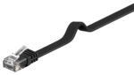 GOOBAY καλώδιο δικτύου 95385, CAT 6 U/UTP, flat, copper, 20m, μαύρο - 4040849953859