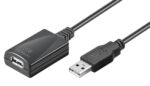 GOOBAY καλώδιο προέκτασης USB 95439, active, 480Mbps, 5m, μαύρο - 4040849954399 - Image 2