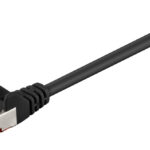 GOOBAY καλώδιο δικτύου 95468, CAT 6 S/FTP (PiMF), CCA, 0.5m, μαύρο - 4040849954689