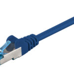 GOOBAY καλώδιο δικτύου 95599, CAT 6A S/FTP (PiMF), Copper, 1.5m, μπλε - 4040849955990