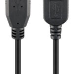 GOOBAY καλώδιο USB 3.0 σε USB (F) 95726, copper, 5m, μαύρο - 4040849957260