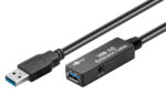 GOOBAY καλώδιο προέκτασης USB 3.0 95727, active, 5Gbps, 5m, μαύρο - 4040849957277 - Image 2
