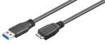 GOOBAY καλώδιο USB 3.0 σε micro Τype B 95734, 5 Gbit/s, 0.5m, μαύρο - 4040849957345 - Image 2