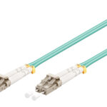 GOOBAY καλώδιο οπτικής ίνας LC-UPC 95750, Multimode OM3, 0.5m, τιρκουάζ - 4040849957505