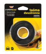 MOJE AUTO κολλητική ταινία διπλής όψεως 96-023, 12mm, 2m, μαύρη - 5905694020998 - Image 2