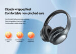 CELEBRAT headphones A33, ασύρματα & ενσύρματα, ANC, 40mm, 300mAh, μαύρα - 6925146988897 - Image 2