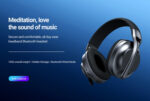 CELEBRAT headphones A34, ασύρματα & ενσύρματα, 40mm, 300mAh, μαύρα - 6925146988927 - Image 2