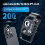 APEXEL φακός μικροσκόπιο APL-MS002 για smartphone κάμερα, 200x zoom, LED - 5210131080108 - Image 2