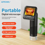 APEXEL ψηφιακό μικροσκόπιο APL-MS008, 400x-800x, LED, 720p/2MP - 5210131080085 - Image 2