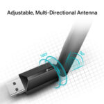 TP-LINK ασύρματος USB αντάπτορας δικτύου Archer T2U Plus, 600Mbps, V.1 - 6935364099862 - Image 2