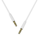 CELEBRAT καλώδιο ήχου 3.5mm AU-01, AUX, 1m, λευκό - 6925146990081 - Image 2