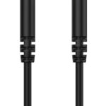 CELEBRAT καλώδιο ήχου 3.5mm AU-01, AUX, 1m, μαύρο - 6925146990074