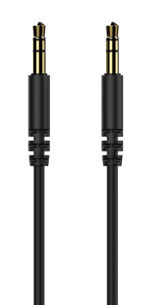 CELEBRAT καλώδιο ήχου 3.5mm AU-01, AUX, 1m, μαύρο - 6925146990074